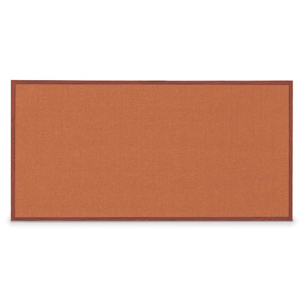 Combo Board, 96"x48", Satin Frame/Black Porcelain & Rubber